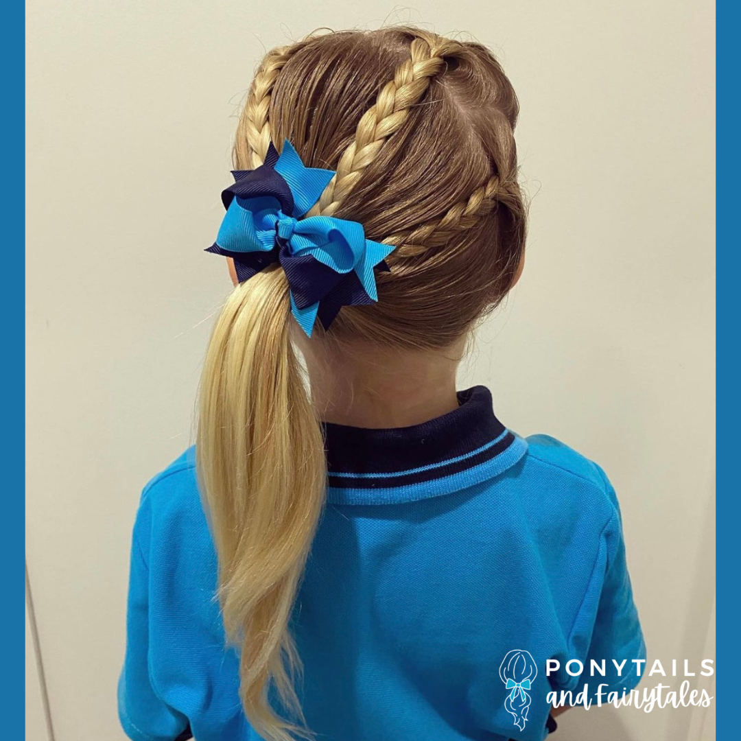 Layered Bows - Combined Colours - Ponytails and Fairytales