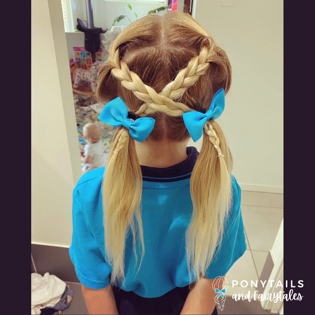 Bowtie Hair Tie (2pc) - Ponytails and Fairytales