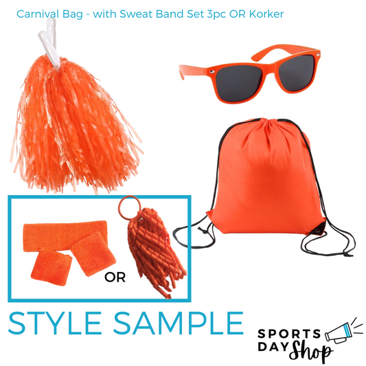 Orange Carnival Bag - Ponytails and Fairytales