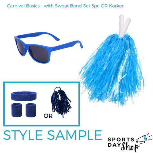 Blue Carnival Basics - Ponytails and Fairytales