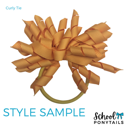 Orange Hair Accessories - Ponytails and Fairytales
