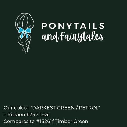 Simple Bow Hair Tie - Ponytails and Fairytales