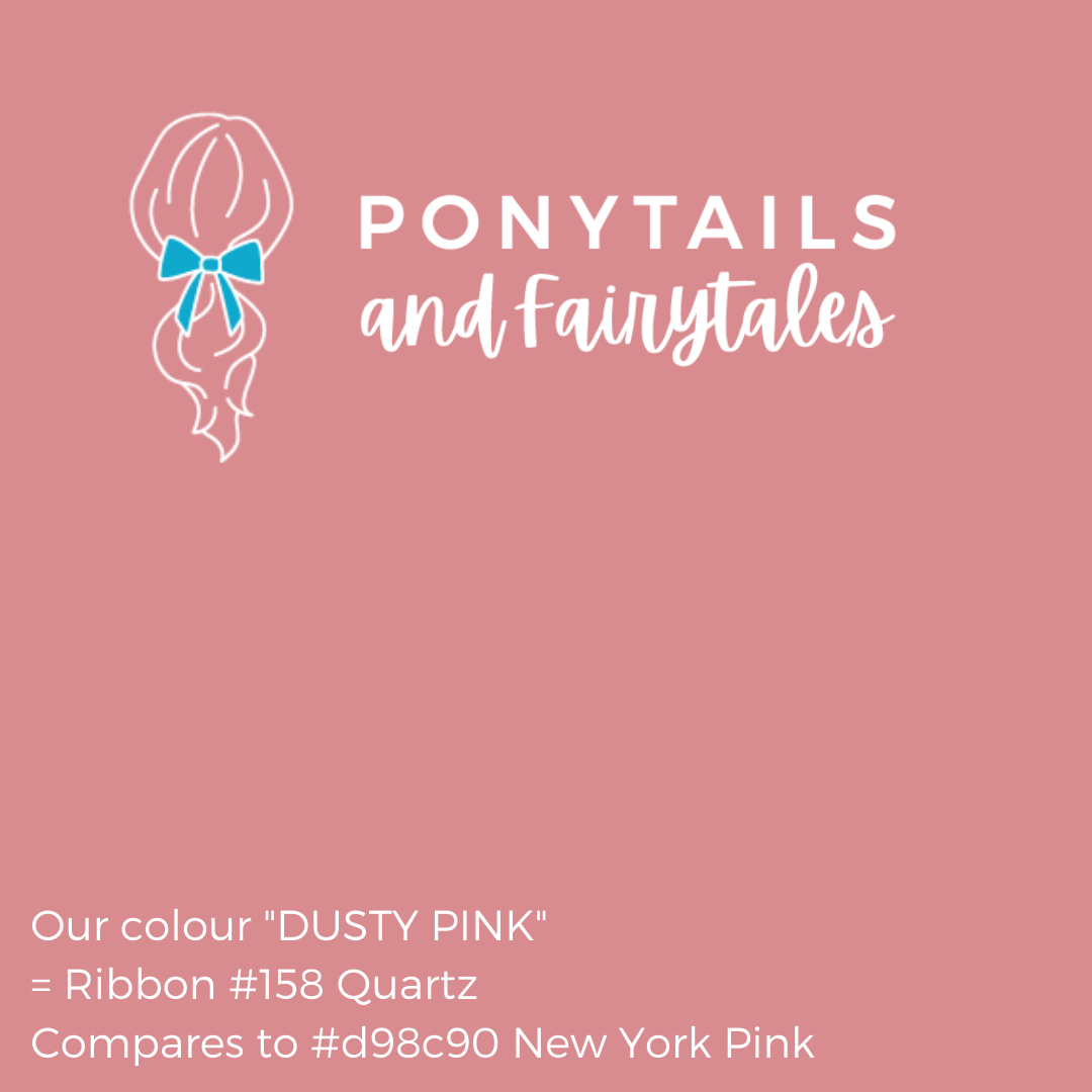 Dusty Pink Hair Accessories - Ponytails and Fairytales