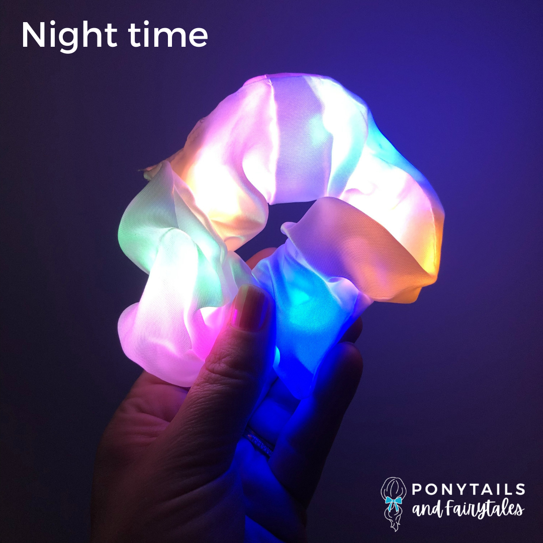 Disco Light Up Scrunchie