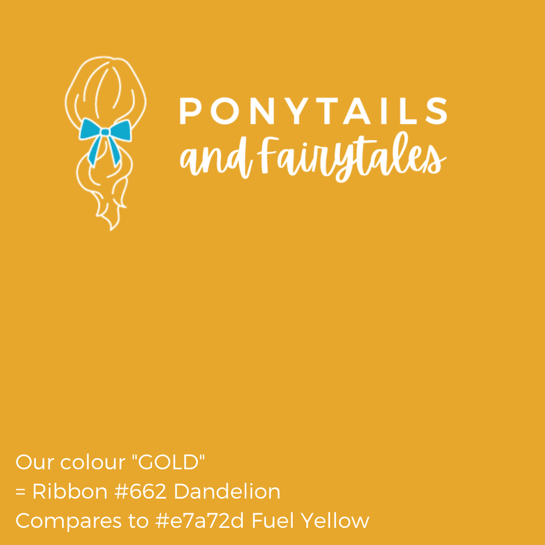 Yellow and Gold Team Sports Day Range - Ponytails and Fairytales