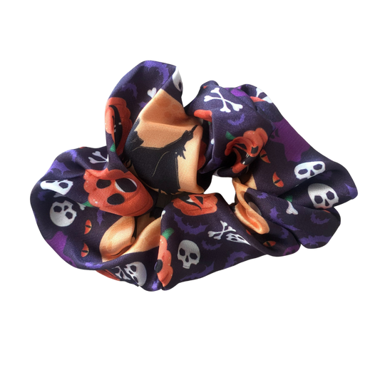 Halloween Pumpkin Scrunchie
