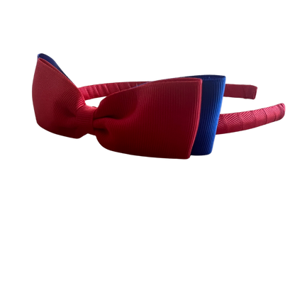 Red & Royal Blue Hair Accessories