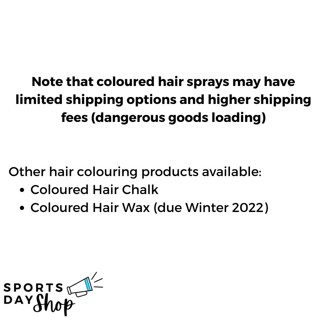 Yellow Coloured Hair Spray 85-100g - Ponytails and Fairytales