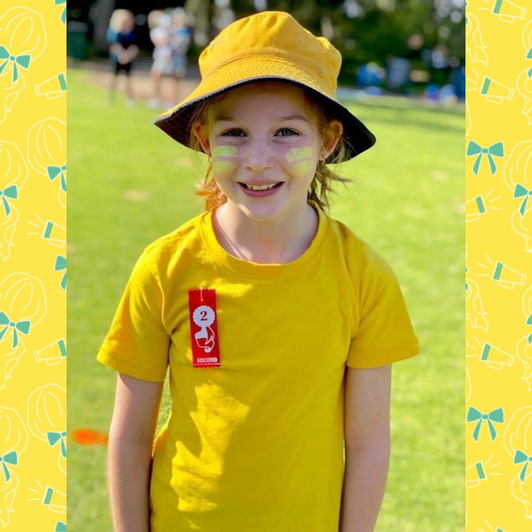 Yellow and Gold Team Sports Day Range - Ponytails and Fairytales