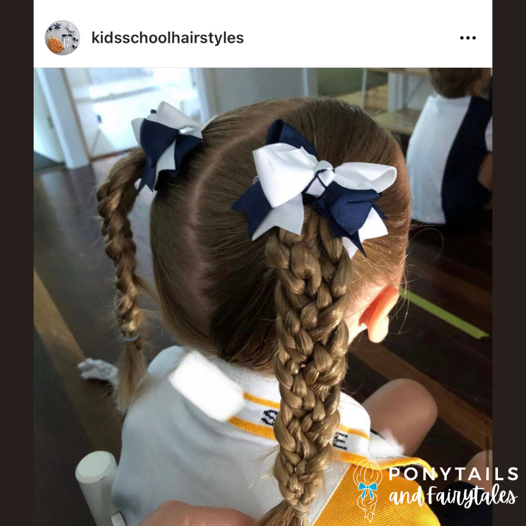 Layered Bows - Combined Colours - Ponytails and Fairytales