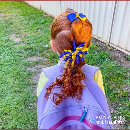 Curly Tie - Combined Colours - Ponytails and Fairytales