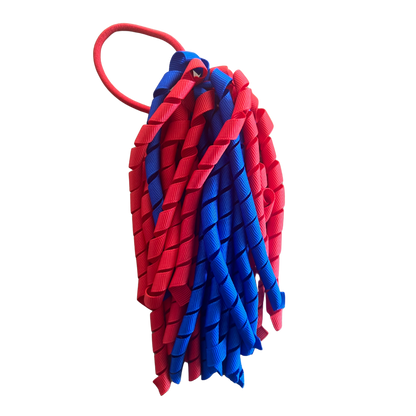 Red & Royal Blue Hair Accessories