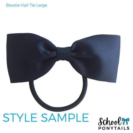 Large Bowtie Hair Tie - Ponytails and Fairytales