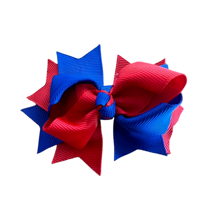 Red & Royal Blue Hair Accessories