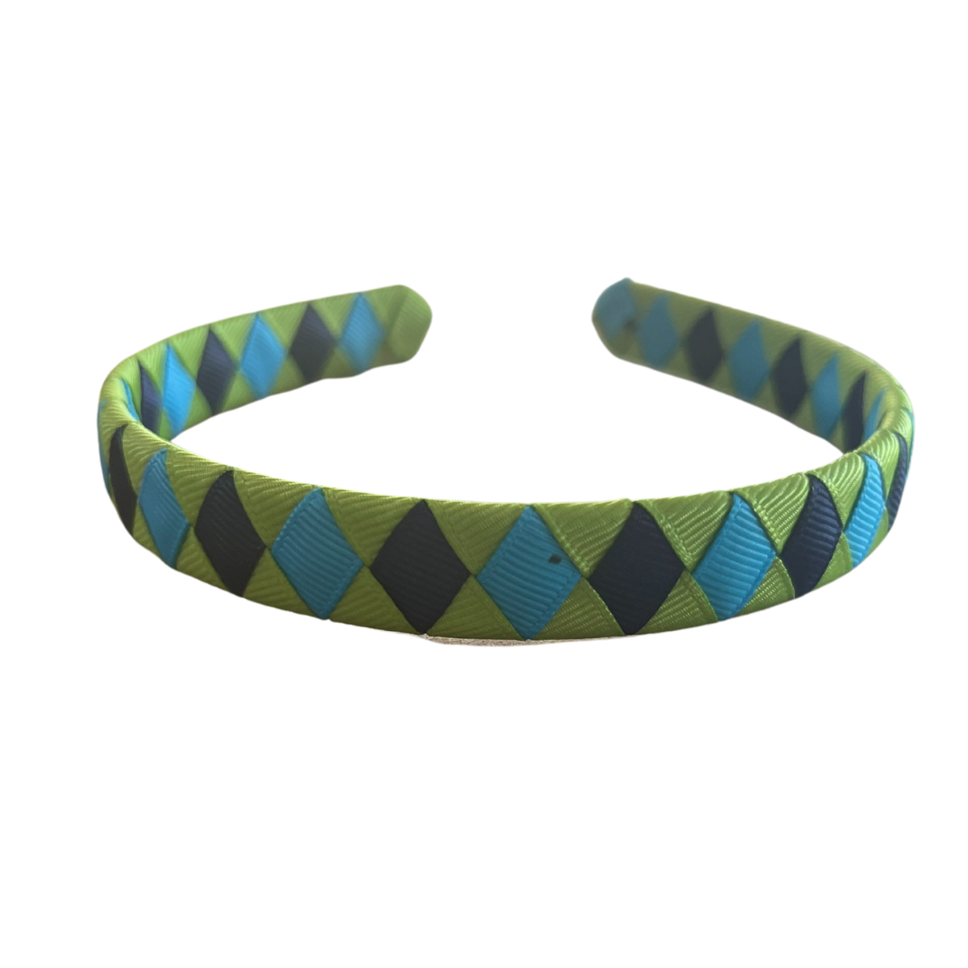 Kiwi Green & Turquoise & Navy Hair Accessories