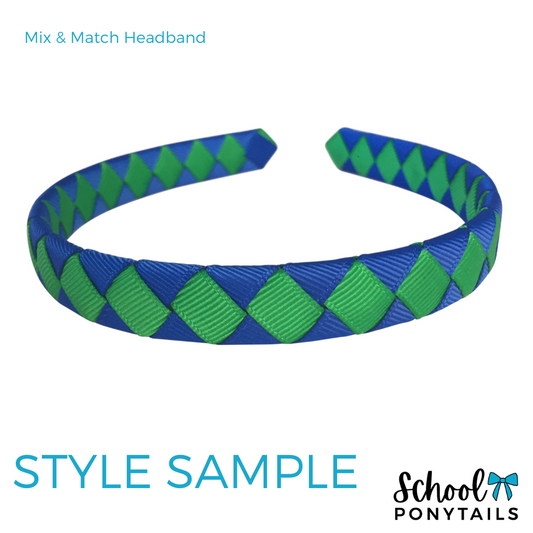 Mix & Match Headband - Combined Colours - Ponytails and Fairytales