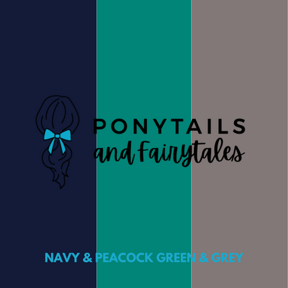 Swallowtail Bow Hair Tie - Multi Colour - Ponytails and Fairytales