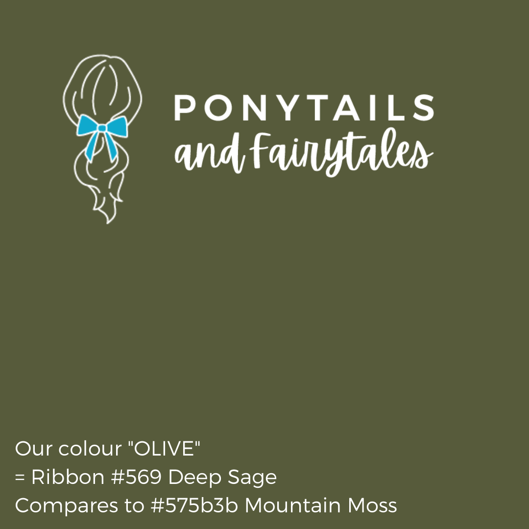 Olive Hair Accessories - Ponytails and Fairytales