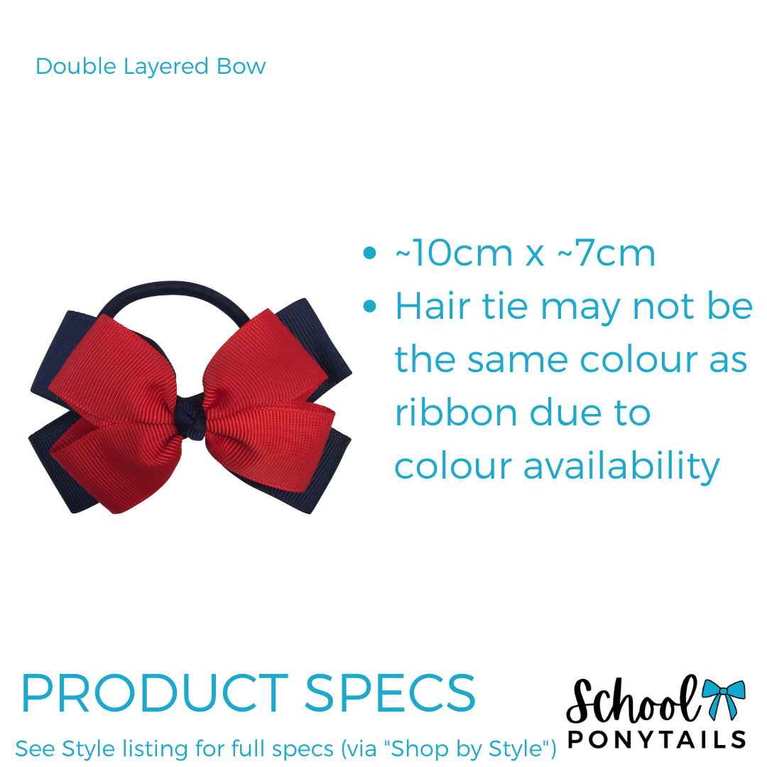 Navy Hair Accessories - Ponytails and Fairytales