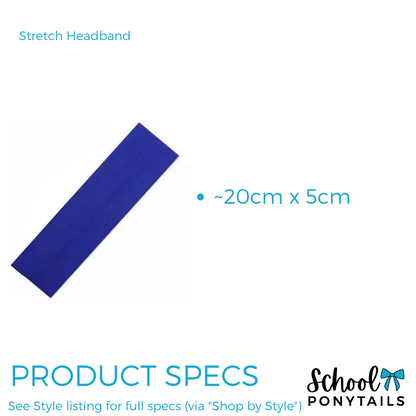 Orange & Royal Blue Hair Accessories