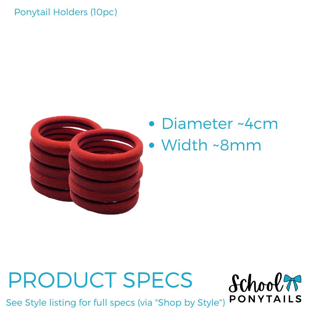 Orange Hair Accessories - Ponytails and Fairytales