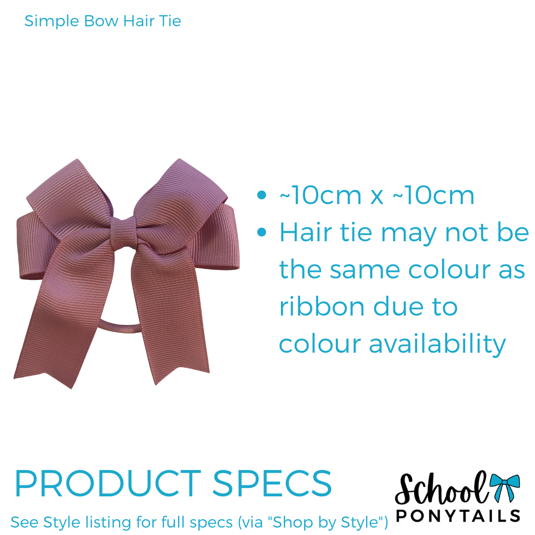 Red & Navy Hair Accessories - Ponytails and Fairytales