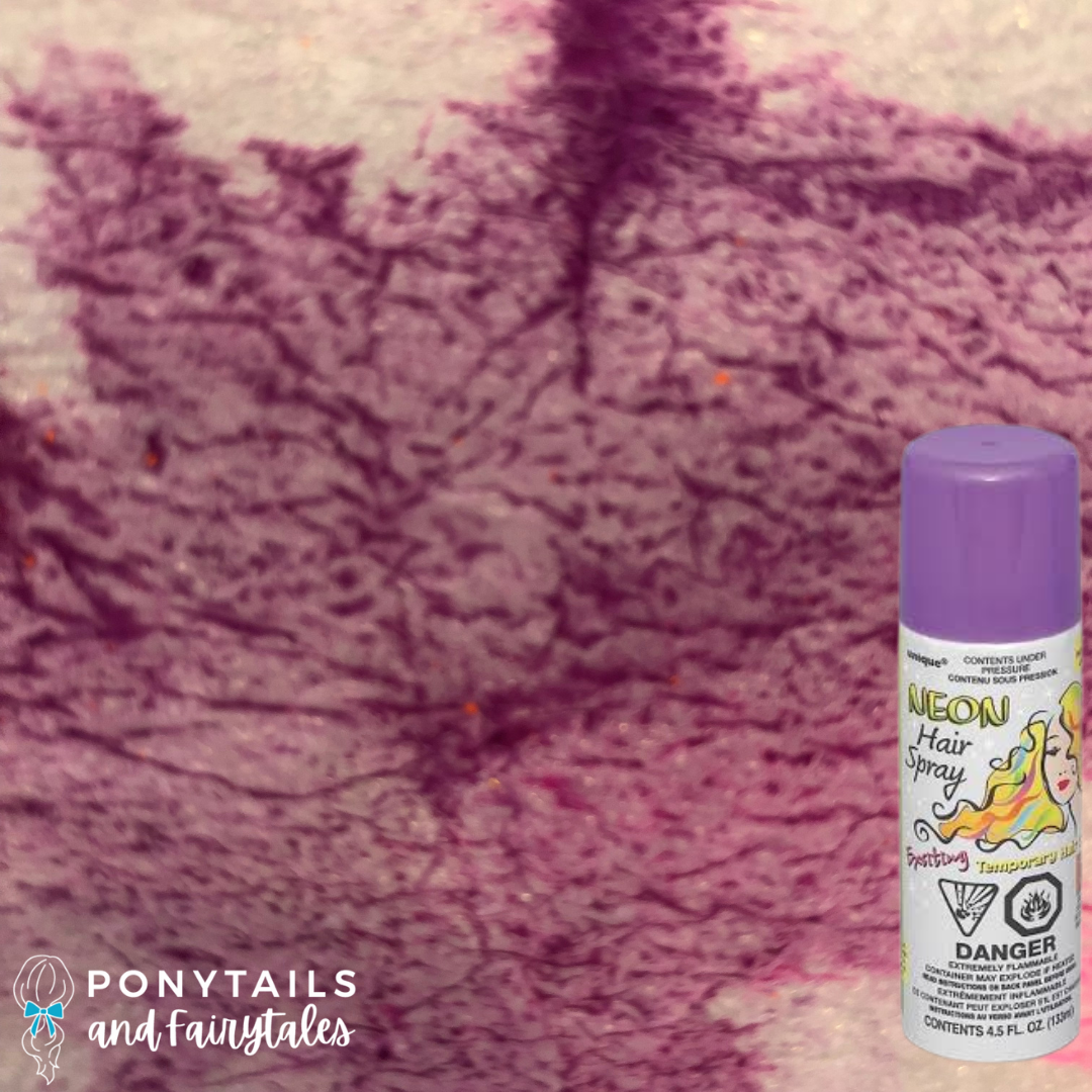 Purple Coloured Hair Spray 85-100g - Ponytails and Fairytales