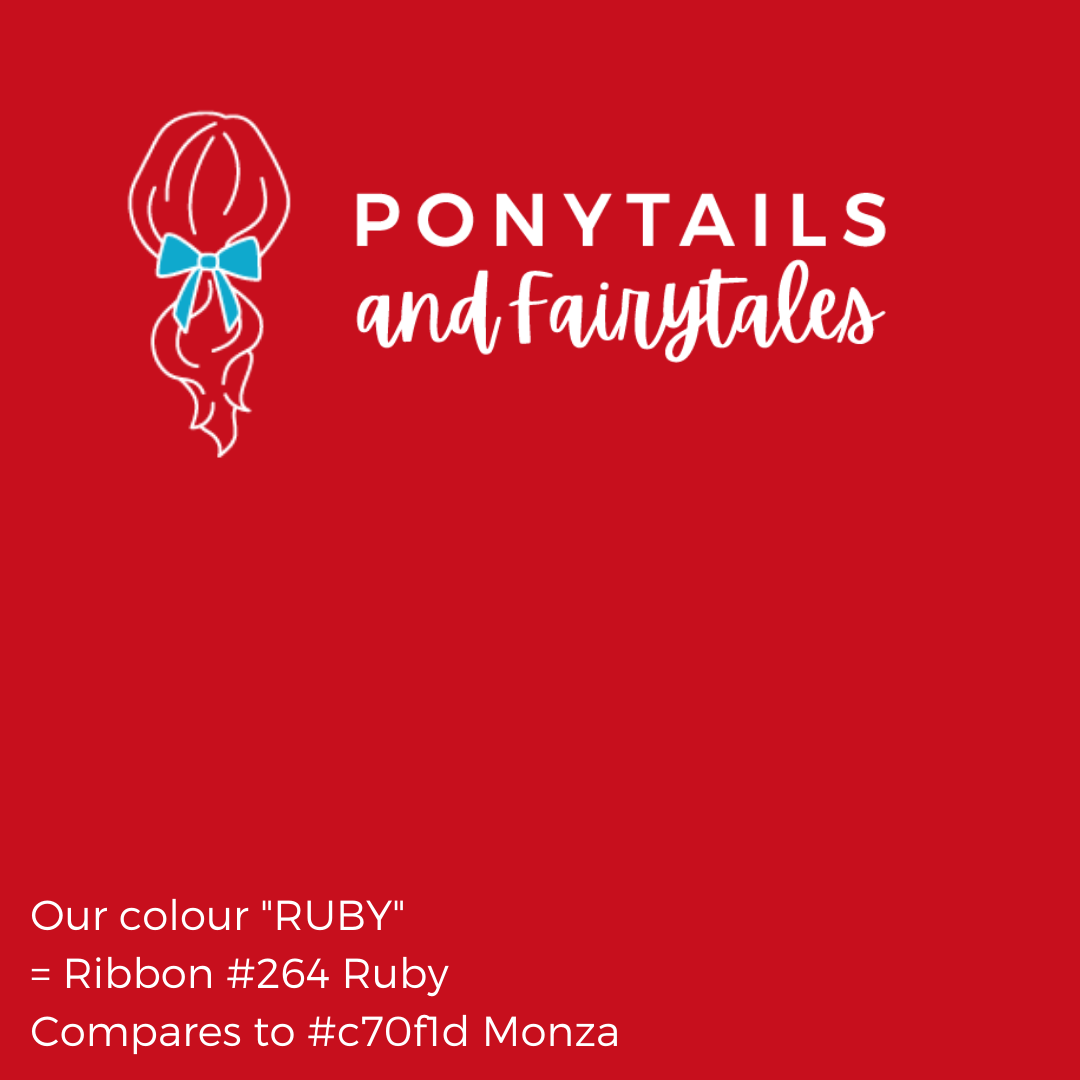 Ruby Hair Accessories - Ponytails and Fairytales