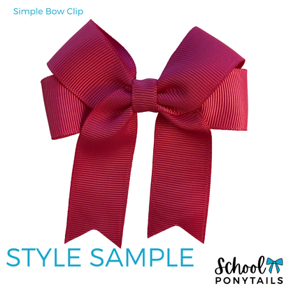 Red & Navy Hair Accessories