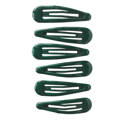 Bottle Green & Red Hair Accessories