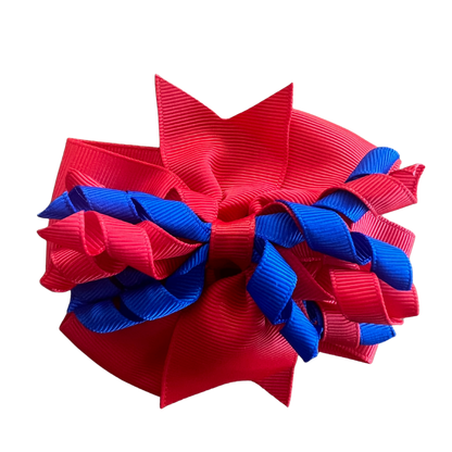 Red & Royal Blue Hair Accessories