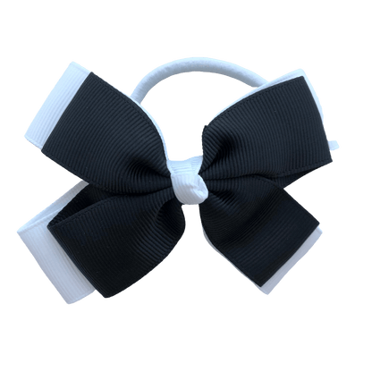 Black & White Hair Accessories - Assorted Hair Accessories - School Uniform Hair Accessories - Ponytails and Fairytales