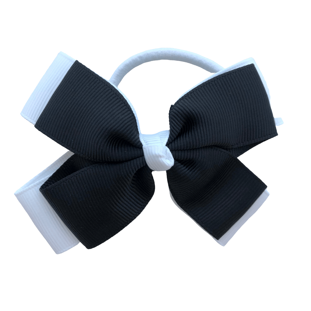 Black & White Hair Accessories - Assorted Hair Accessories - School Uniform Hair Accessories - Ponytails and Fairytales