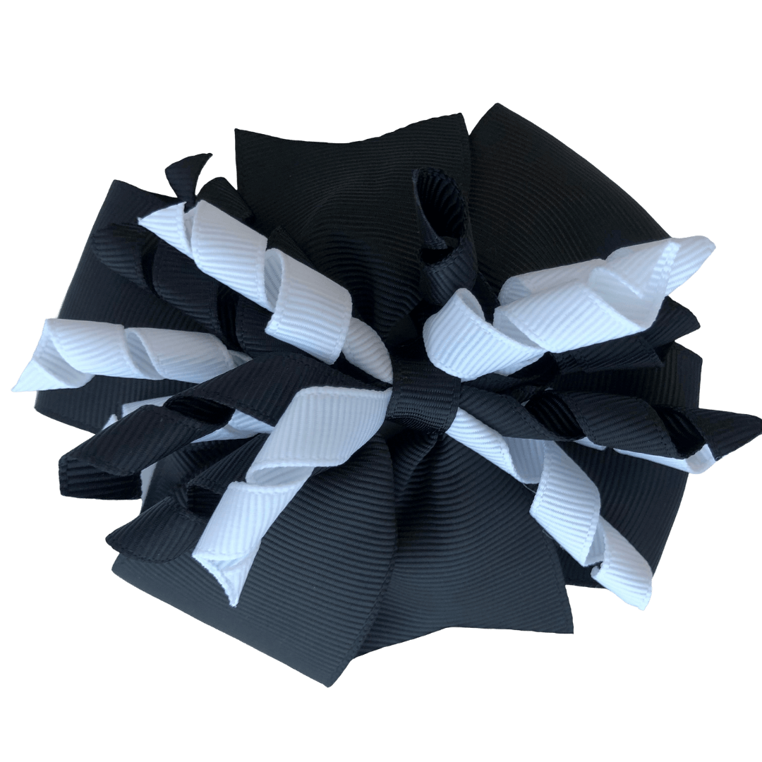Black & White Hair Accessories - Assorted Hair Accessories - School Uniform Hair Accessories - Ponytails and Fairytales