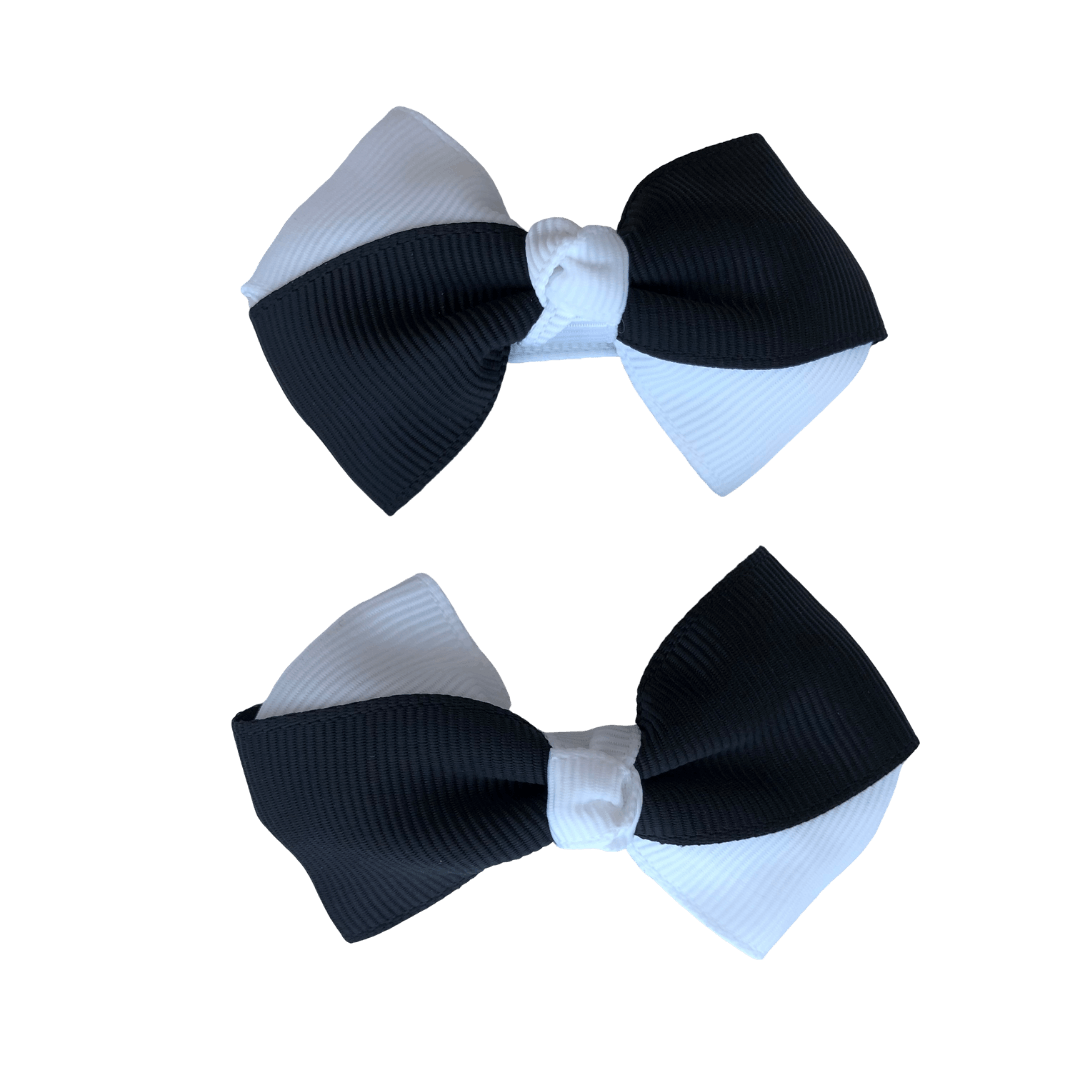 Black & White Hair Accessories - Assorted Hair Accessories - School Uniform Hair Accessories - Ponytails and Fairytales