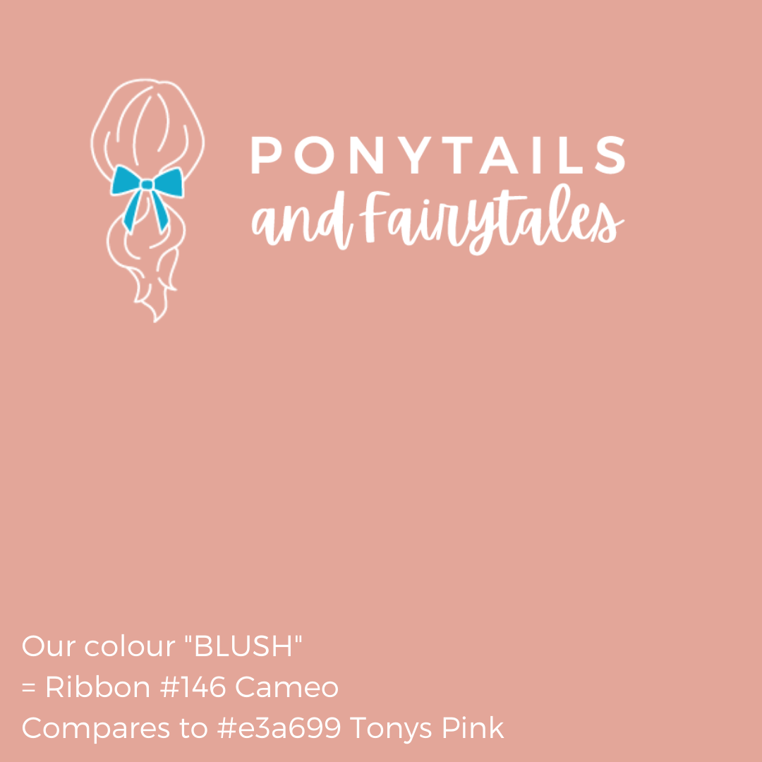 Blush Pink Hair Accessories Assorted Hair Accessories School Ponytails - Colours 