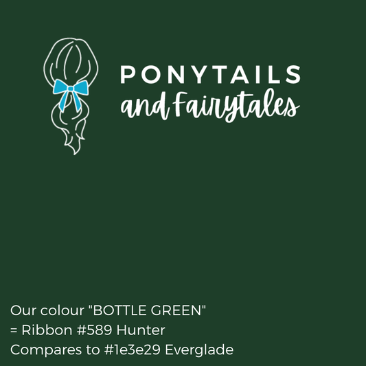 Bottle Green Hair Accessories - Ponytails and Fairytales