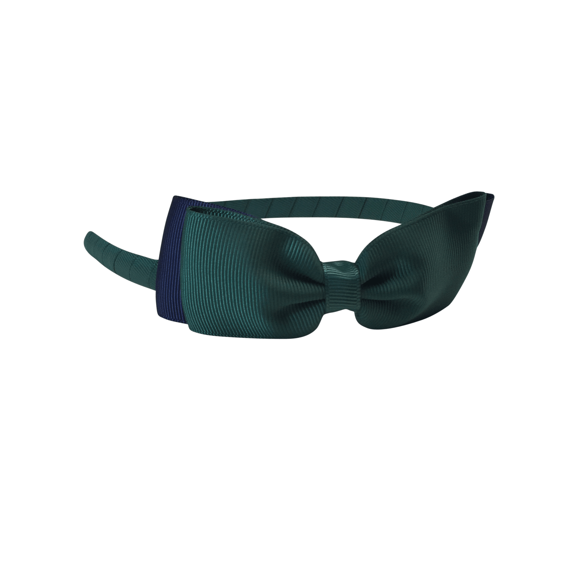 Bottle Green & Navy Hair Accessories - Ponytails and Fairytales