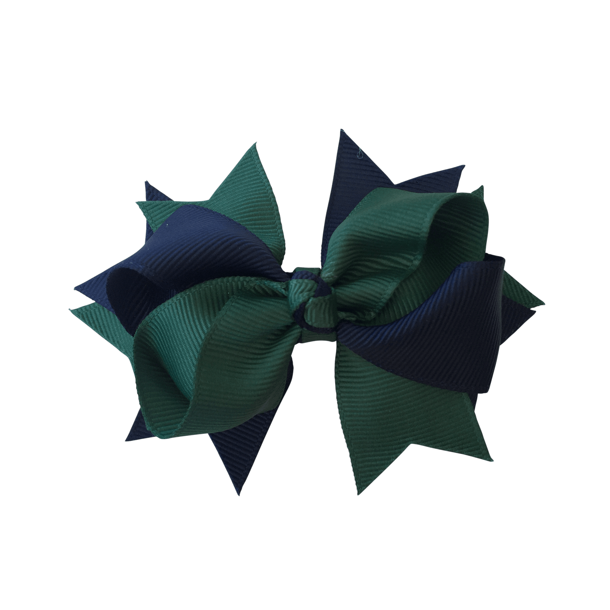 Bottle Green & Navy Hair Accessories - Ponytails and Fairytales