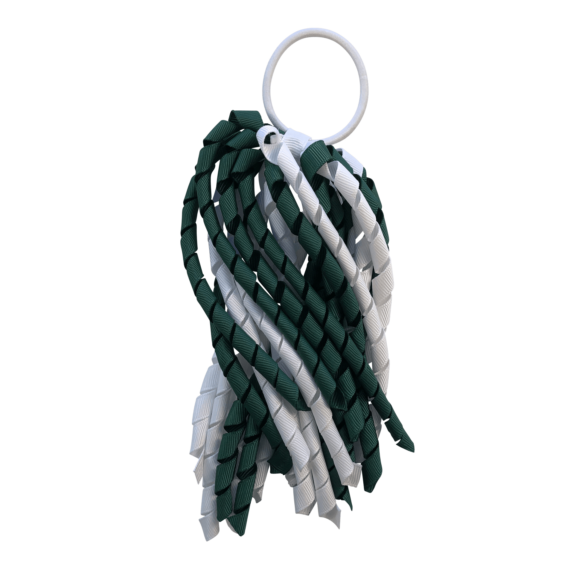 Bottle Green & White Hair Accessories - Assorted Hair Accessories - School Uniform Hair Accessories - Ponytails and Fairytales