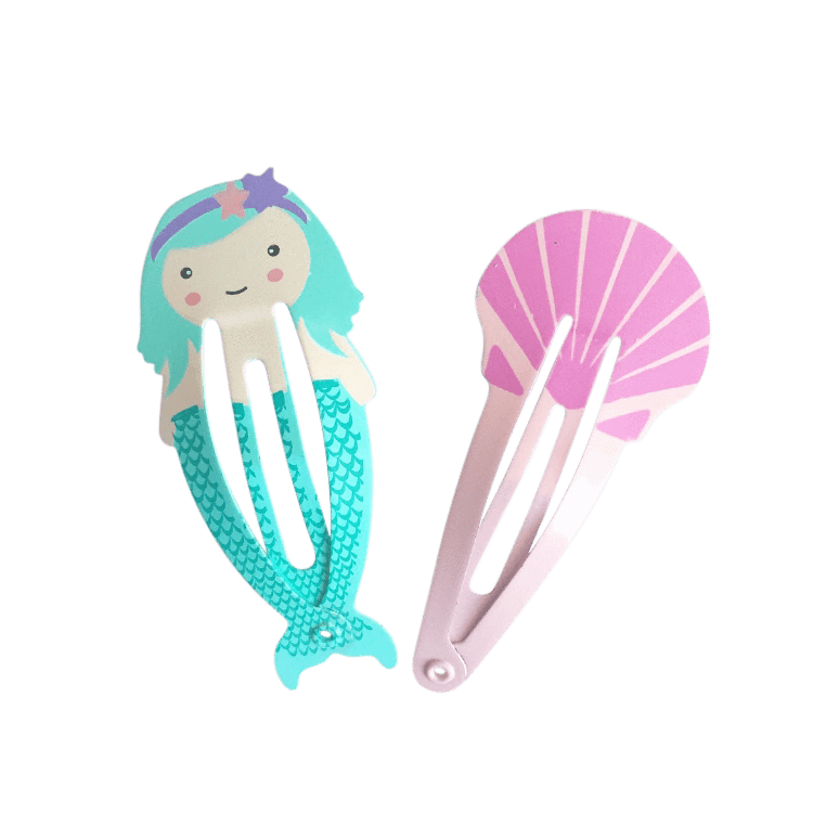 Calypso the Mermaid Snap Clips (2pc) - Ponytails and Fairytales
