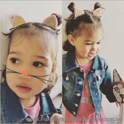 Cat Ears (2pc) - Ponytails and Fairytales