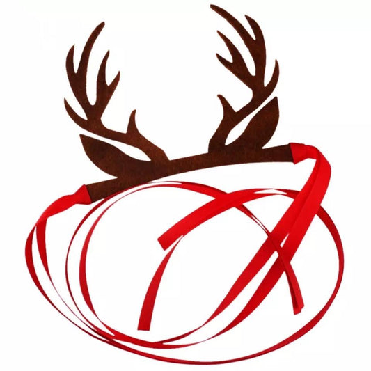 Christmas Reindeer Headband - christmas - School Uniform Hair Accessories - Ponytails and Fairytales