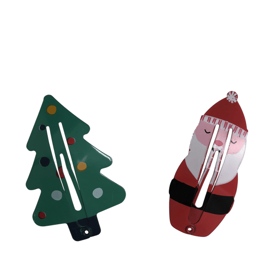 Christmas Snap Clips - christmas - School Uniform Hair Accessories - Ponytails and Fairytales