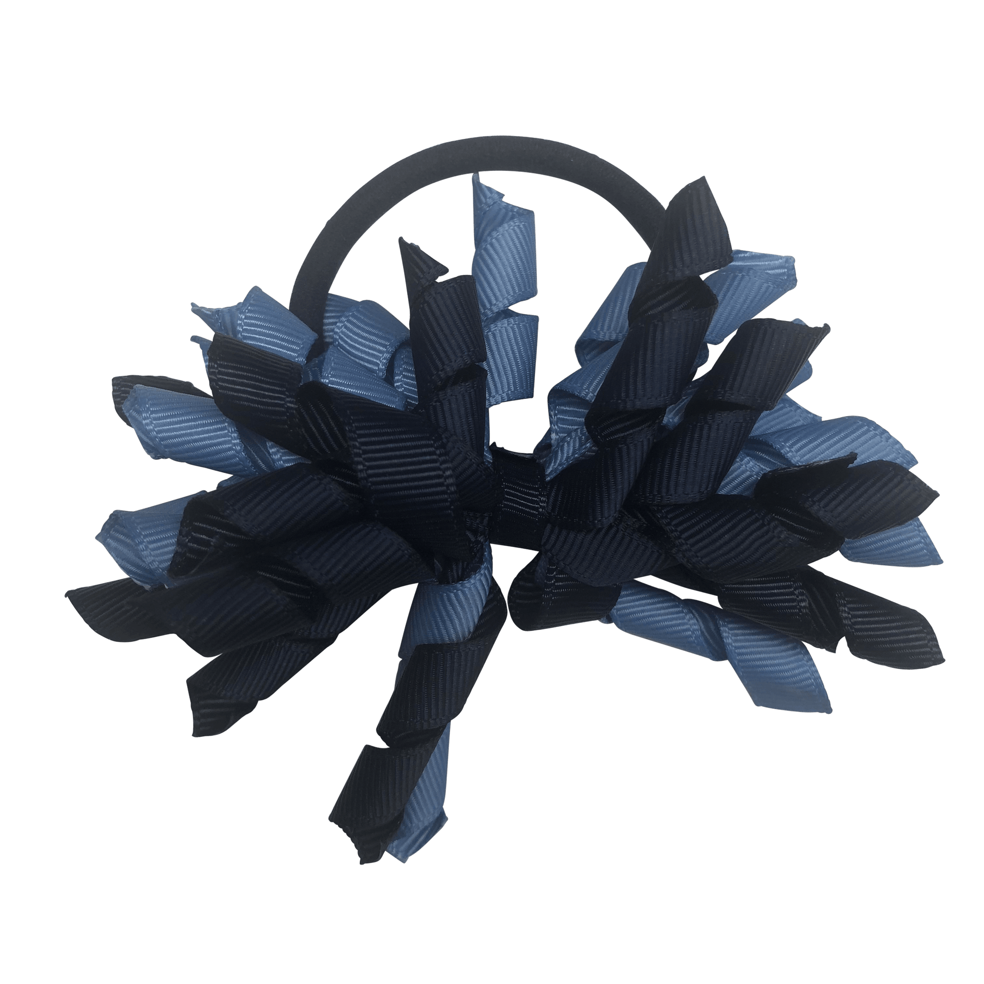 Cornflower Blue & Navy Hair Accessories - Ponytails and Fairytales