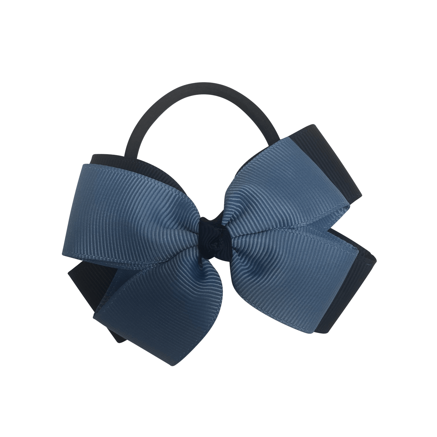 Cornflower Blue & Navy Hair Accessories - Ponytails and Fairytales