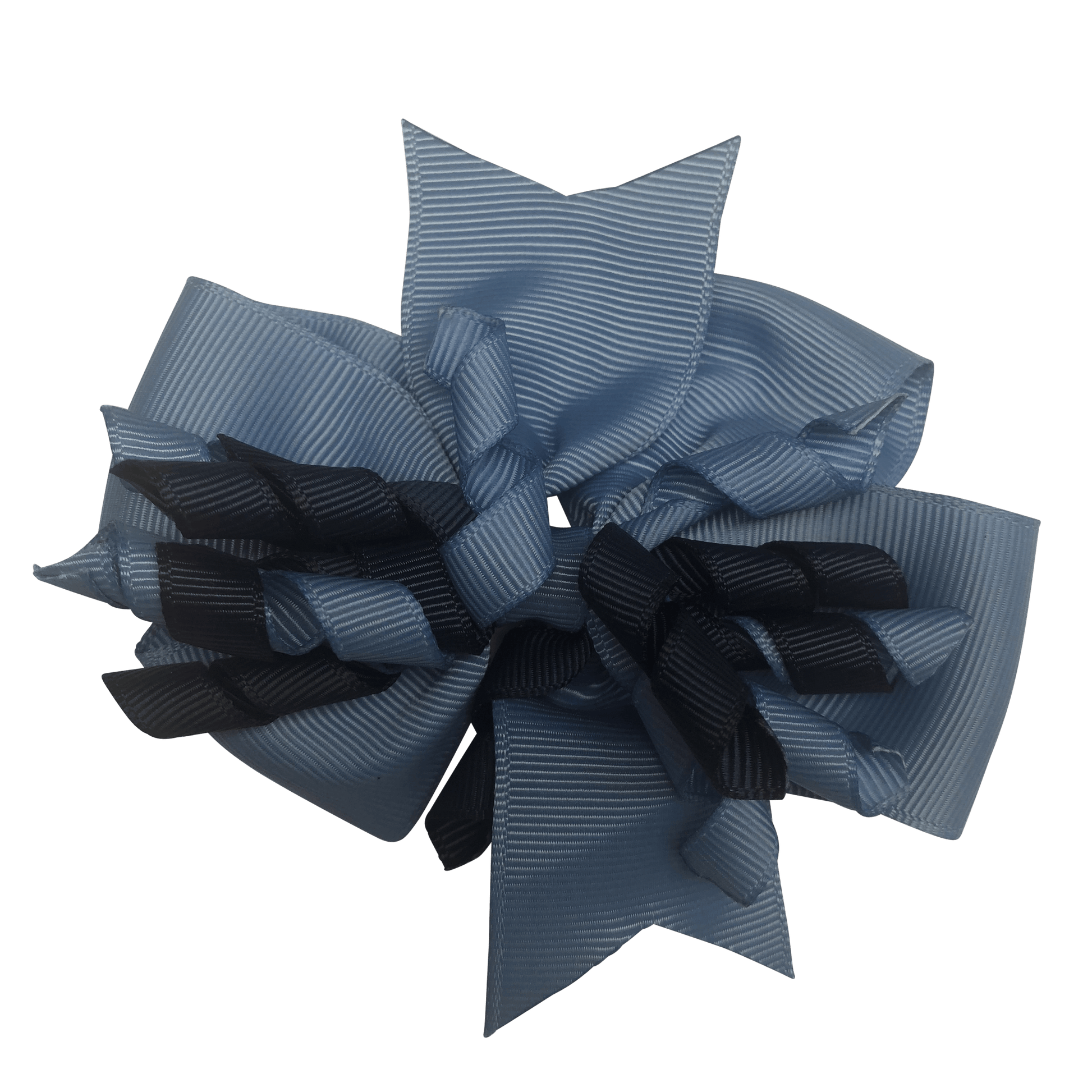 Cornflower Blue & Navy Hair Accessories - Ponytails and Fairytales