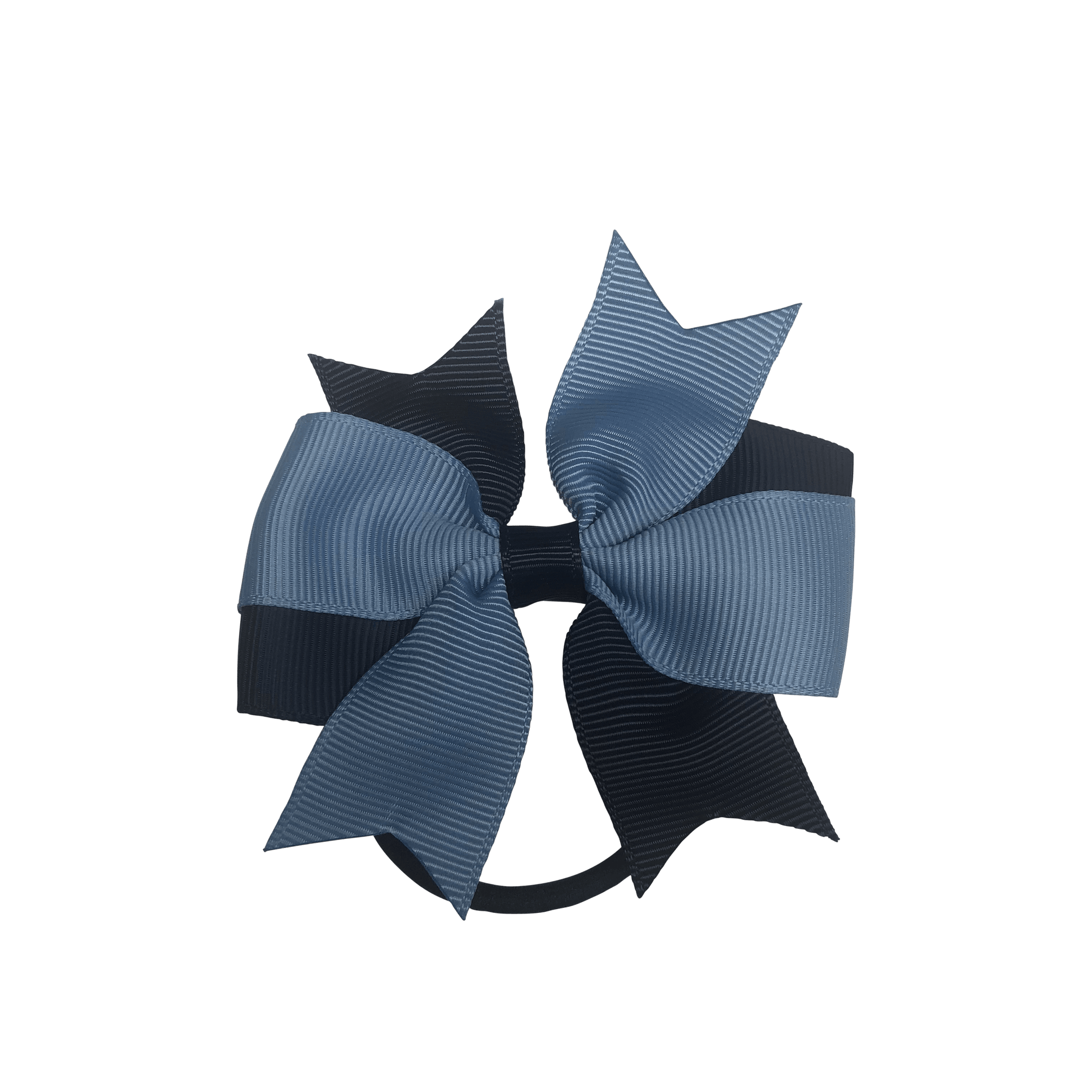 Cornflower Blue & Navy Hair Accessories - Ponytails and Fairytales