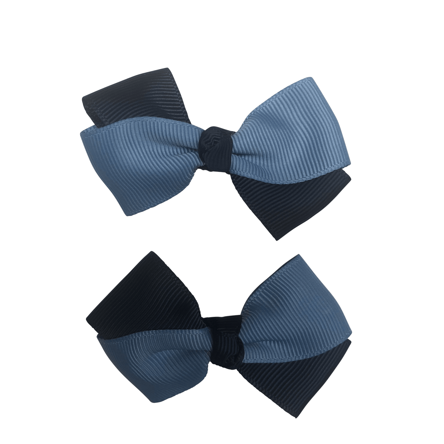 Cornflower Blue & Navy Hair Accessories - Ponytails and Fairytales