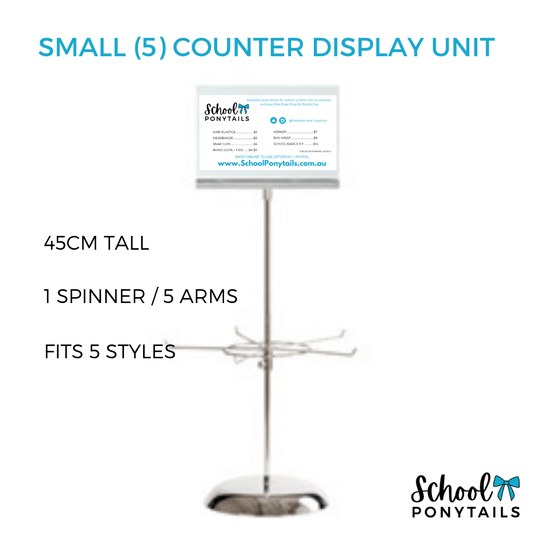 Counter Display Unit: Small (5) Spinner Display School Ribbons Pty Ltd 